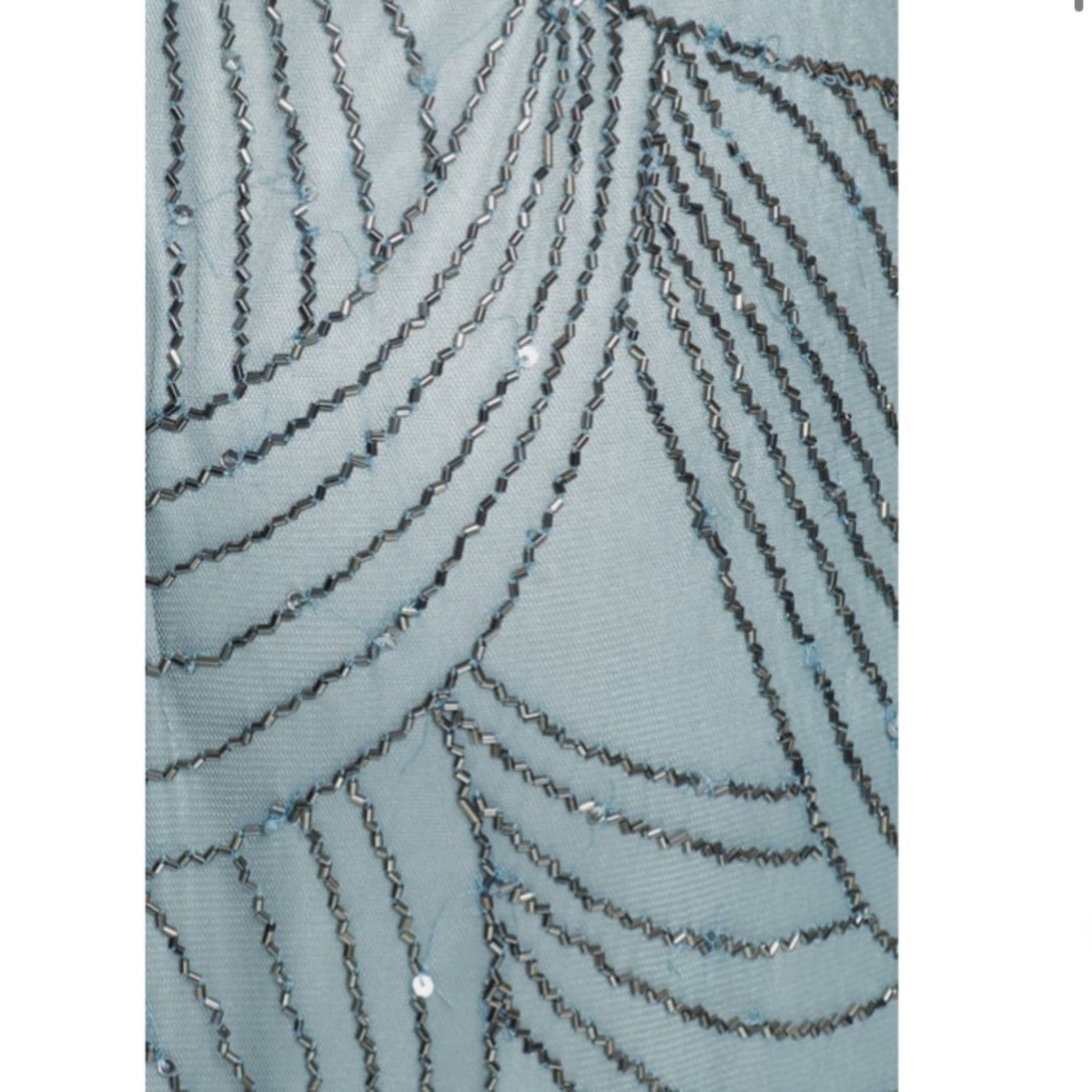 Adrianna Papell Art Deco Beaded Blouson Dress - Picture 6 of 10
